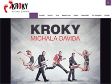 Tablet Screenshot of krokymichaladavida.cz